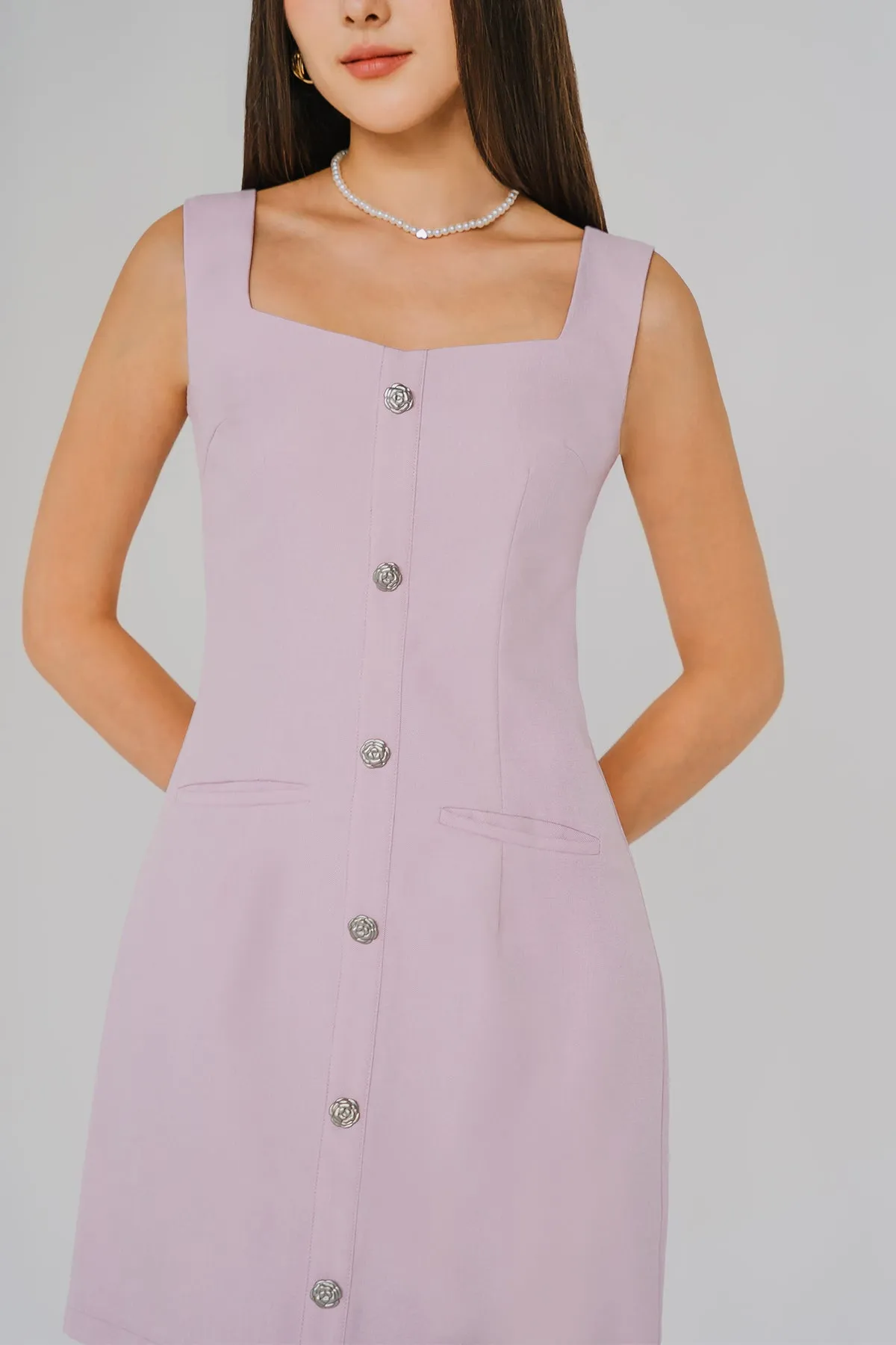 Camellia Tailored Dress (Ballet Pink)
