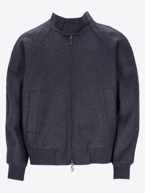 Cashmere ff embossed jacket