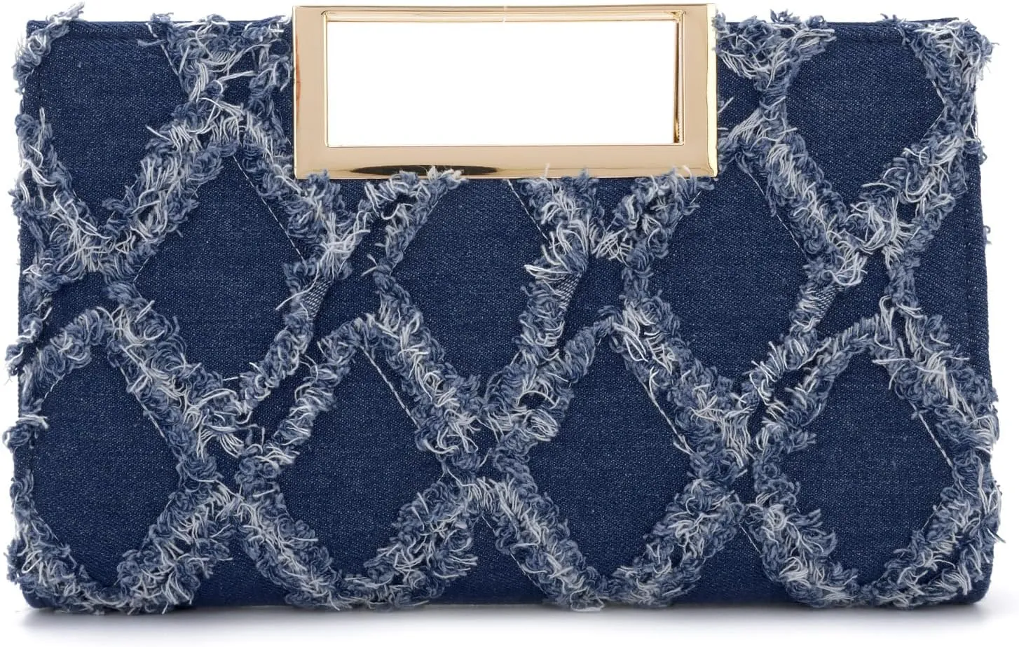 Denim Purses for Women Denim Clutch Purse Retro Denim Tote Bag Denim Crossbody Bag for Casual Formal Wedding