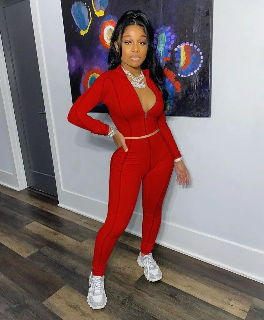 Fashion splicing line sports suit（AY1225）