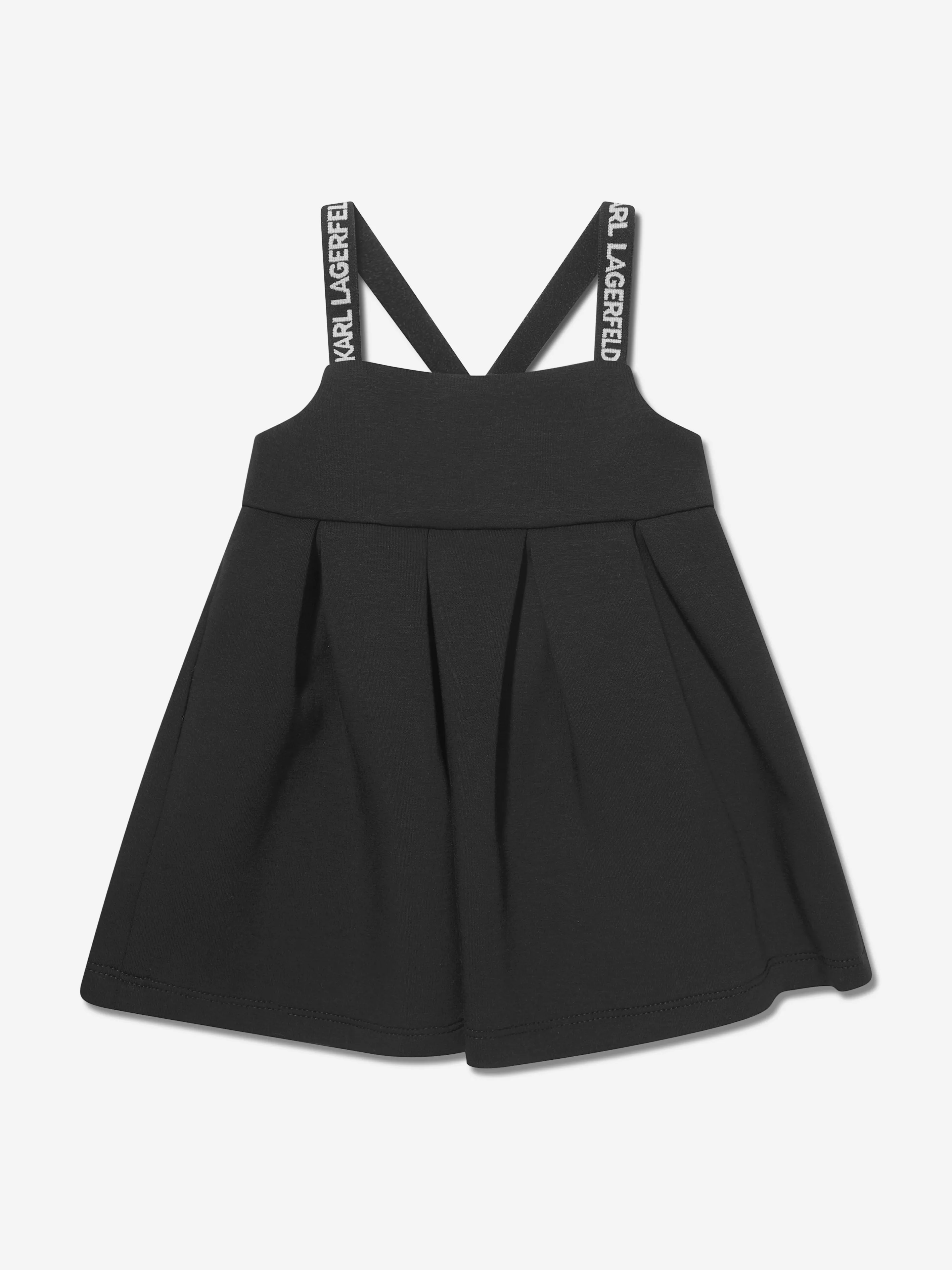 Karl Lagerfeld Baby Girls Dress And T-Shirt Set in Black
