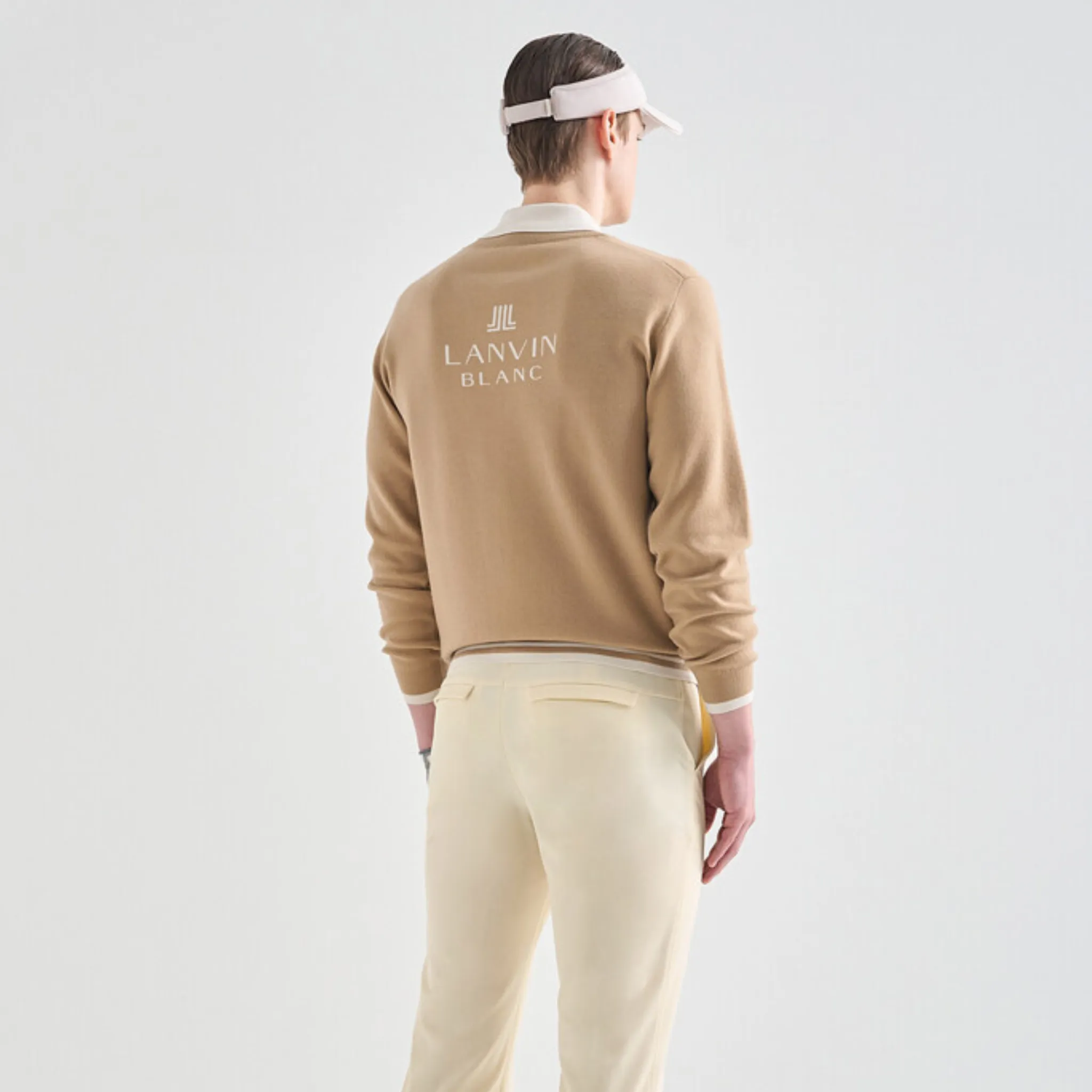 Lanvin Blanc Wool Blend Top
