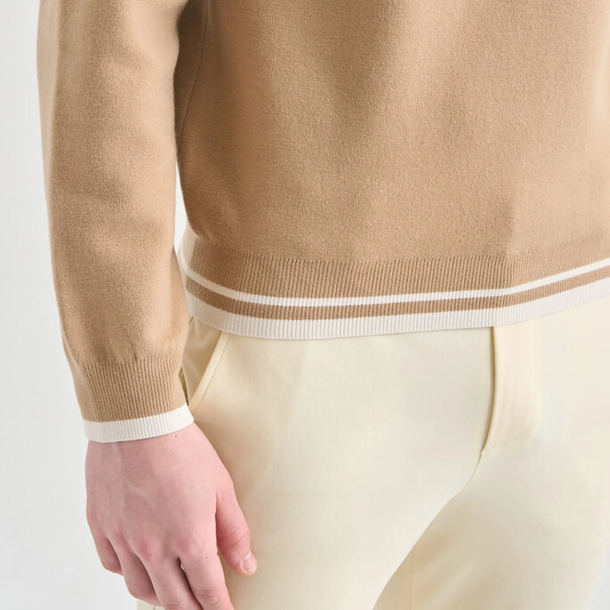Lanvin Blanc Wool Blend Top