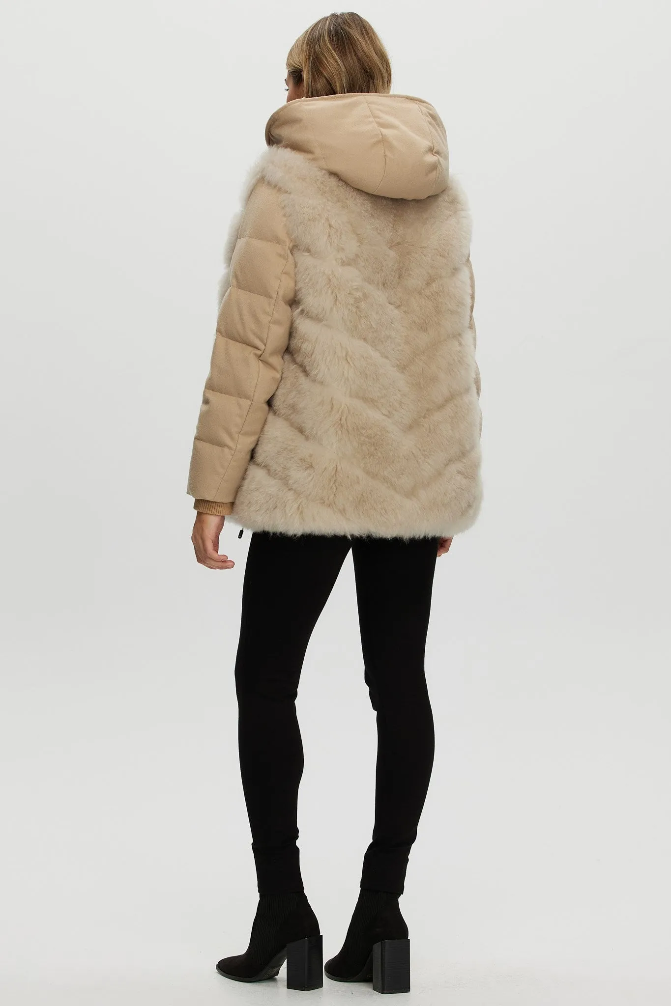 Loro Piana Cashmere Quilted Down Parka with Detachable Select Cashmere Goat Vest (2 Pcs)