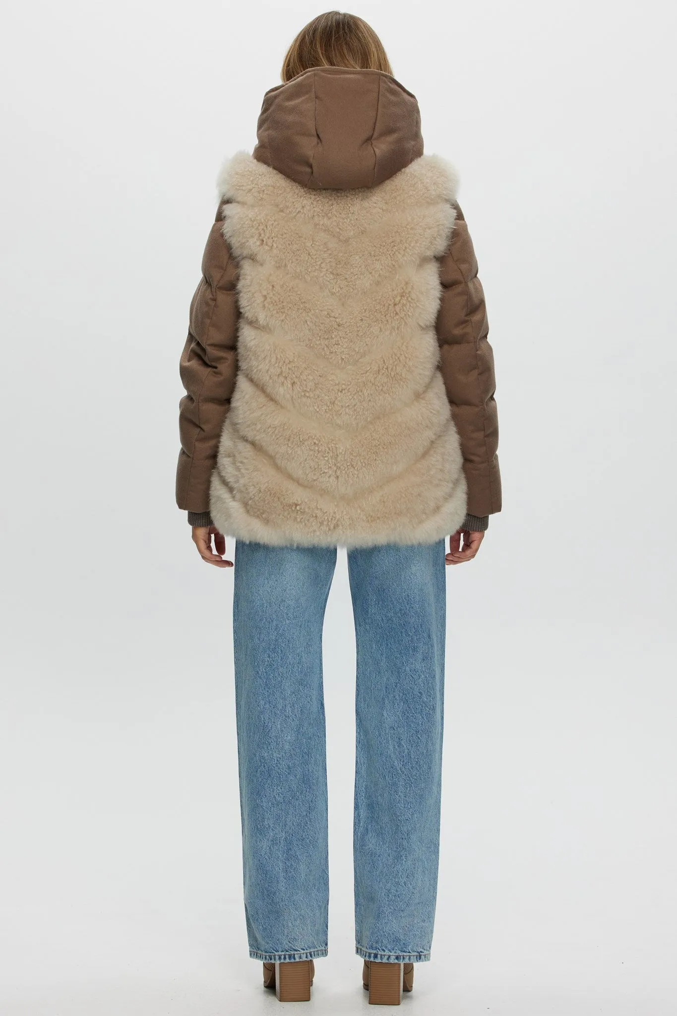 Loro Piana Cashmere Quilted Down Parka with Detachable Select Cashmere Goat Vest (2 Pcs)
