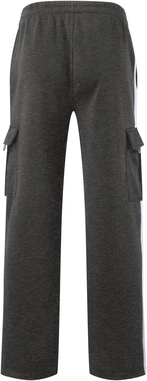 Mens Pants Joggers with Pockets, Casual Sweatpants, Drawstring Chino Pants Track Jogging Outdoor Cargo Pants