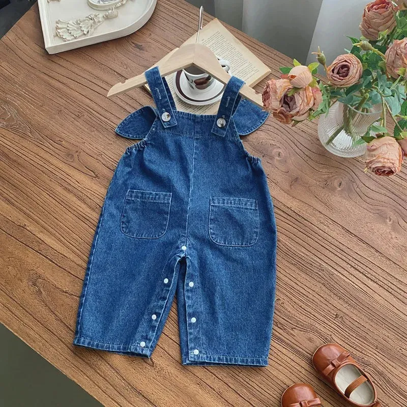 Neutral Bunny Dungarees
