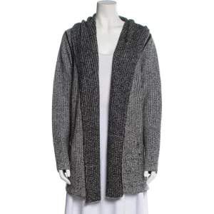 Skull Cashmere Printed Knit Cardigan - Size Small