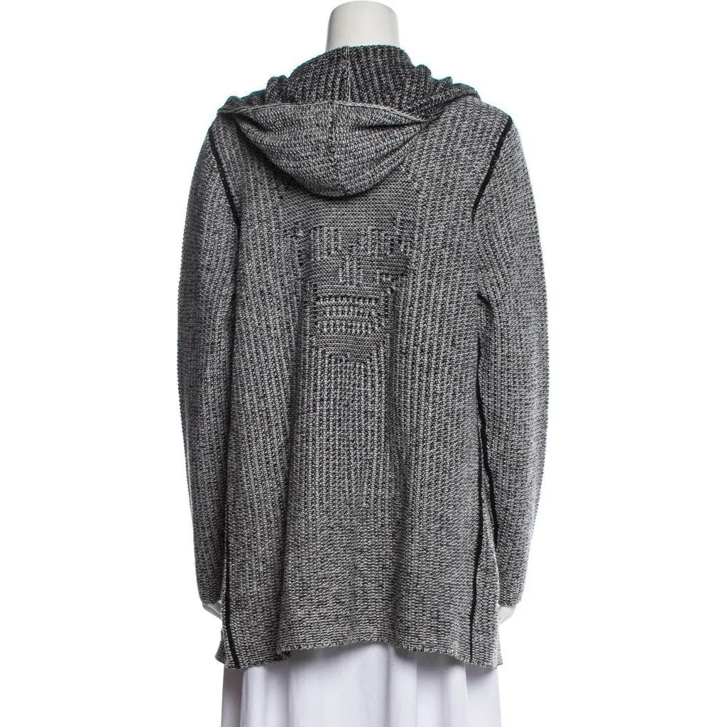 Skull Cashmere Printed Knit Cardigan - Size Small
