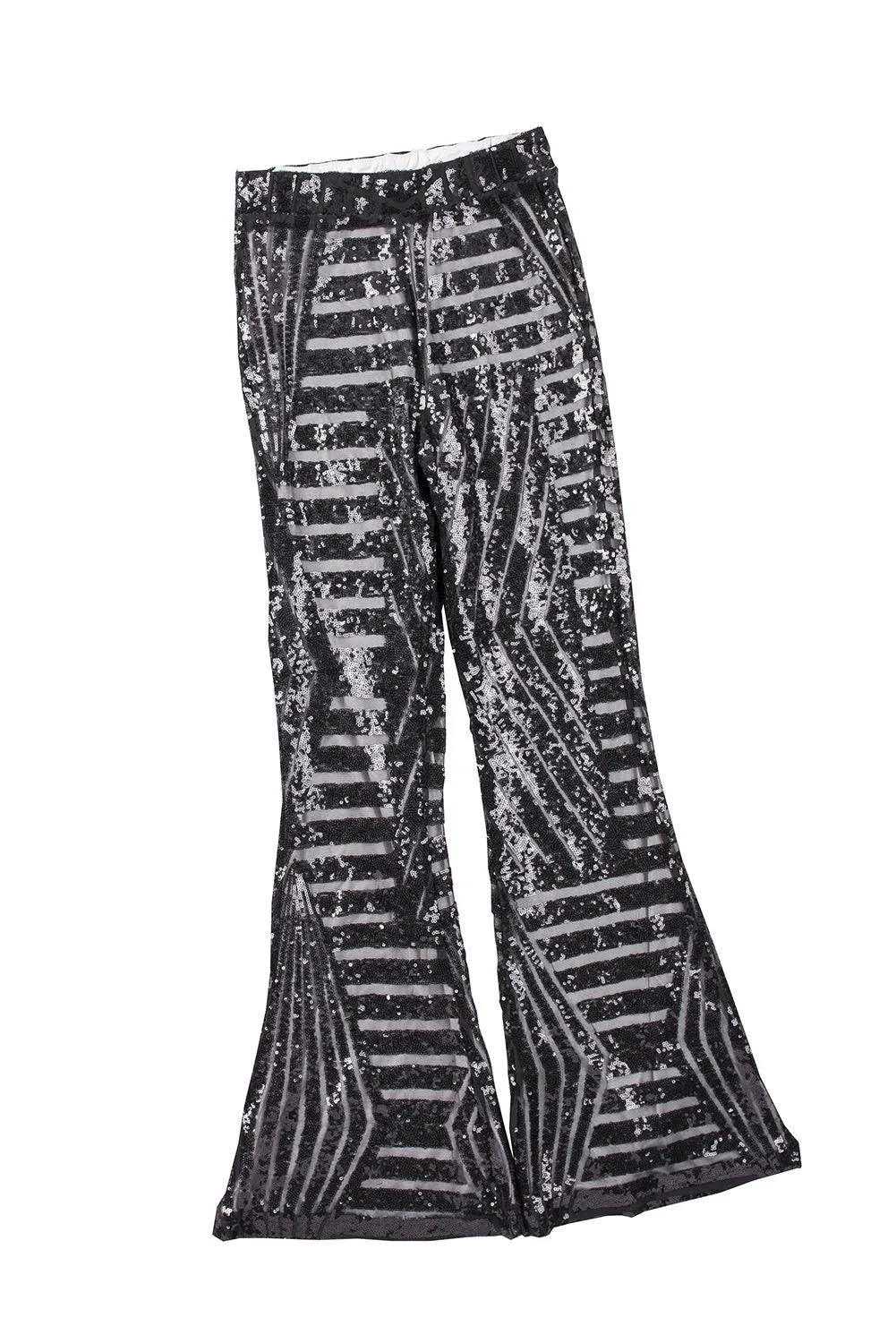 Sparkly Sequin Wide Leg Pants