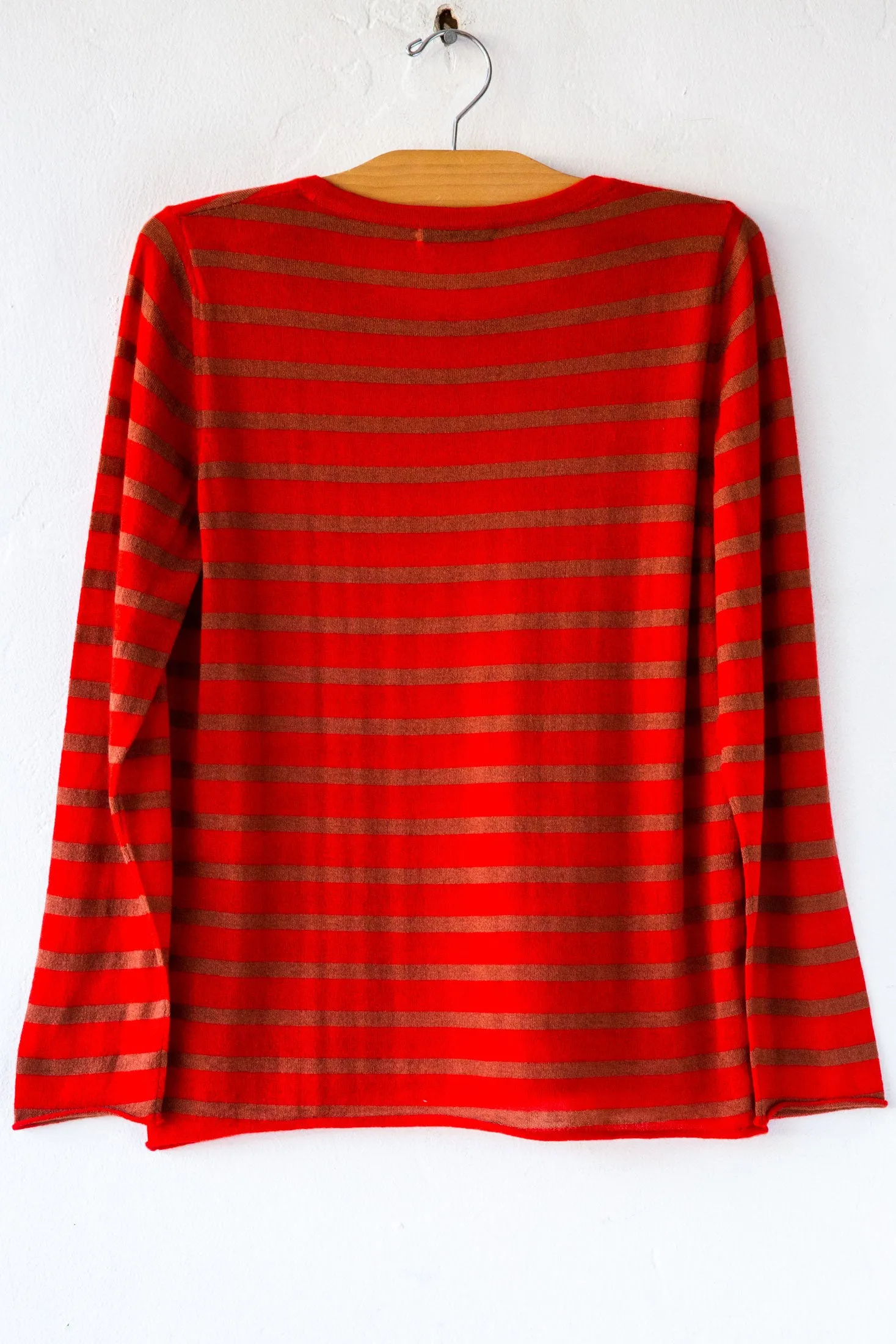 Stripe Cashmere L/S Tee