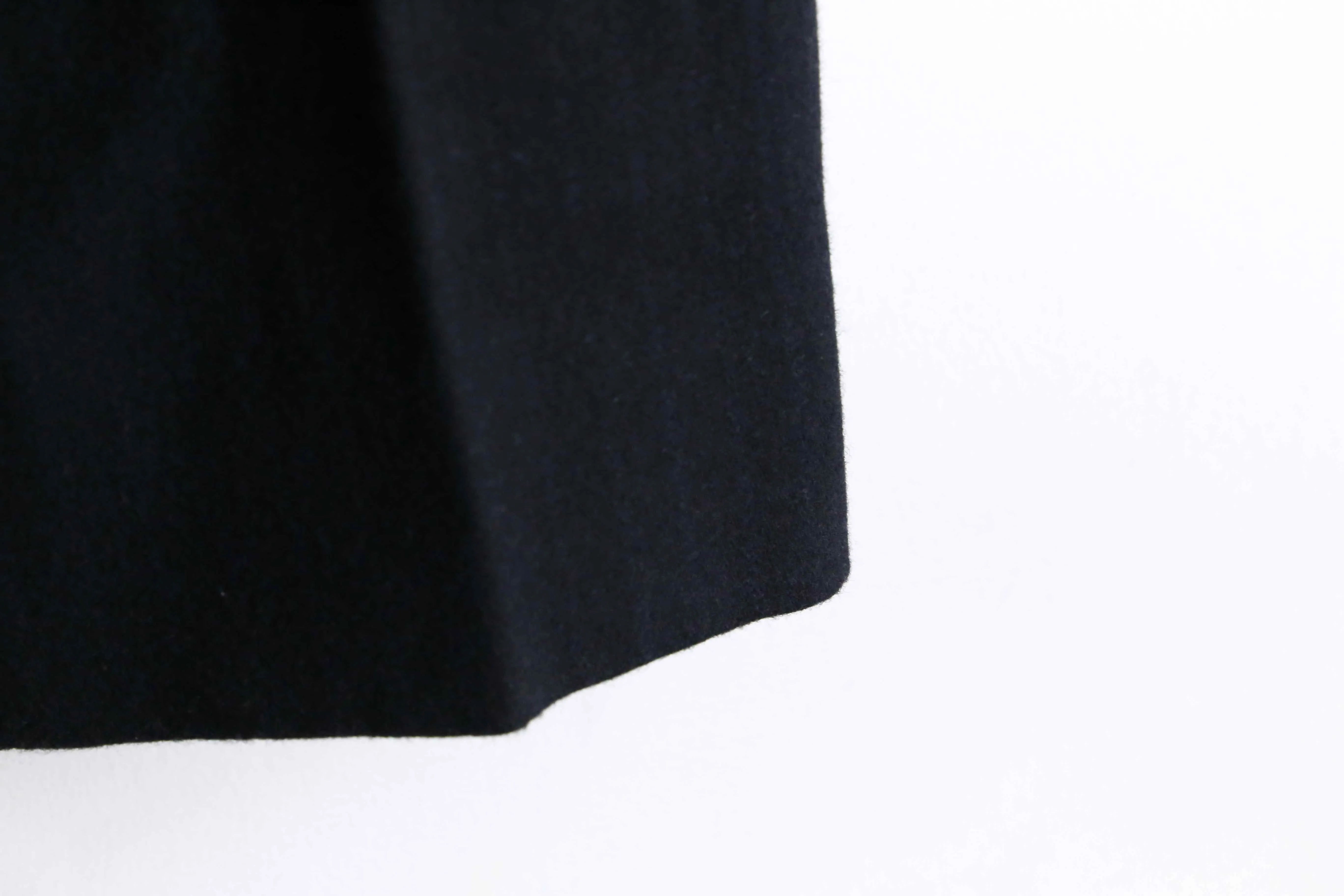 vintage wide tapered silhouette wool trousers