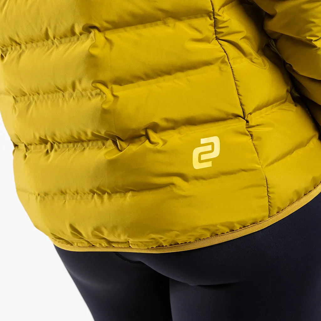 Women's Down Puffer Jacket (Mustard)