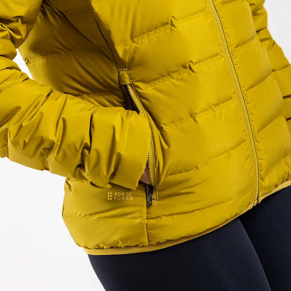 Women's Down Puffer Jacket (Mustard)